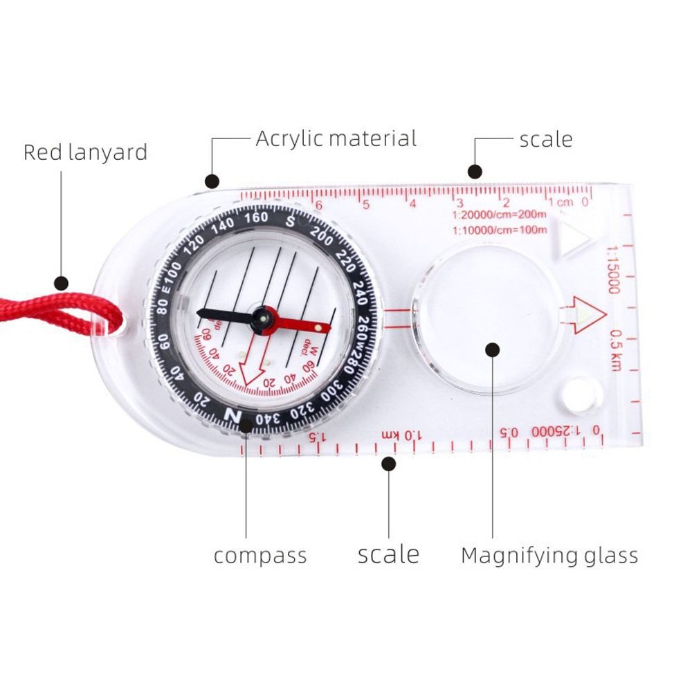 Orienteering Baseplate เข็มทิศ - Compass Lensatic บทวิจารณ์และราคา
