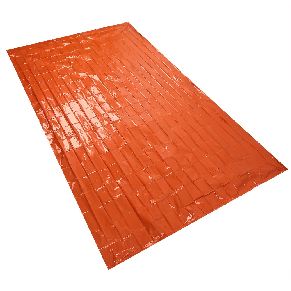 ผ้าห่มฉุกเฉิน PE ทนทาน สีส้มสะ - Survival Blanket Reflective บทวิจารณ์และราคา