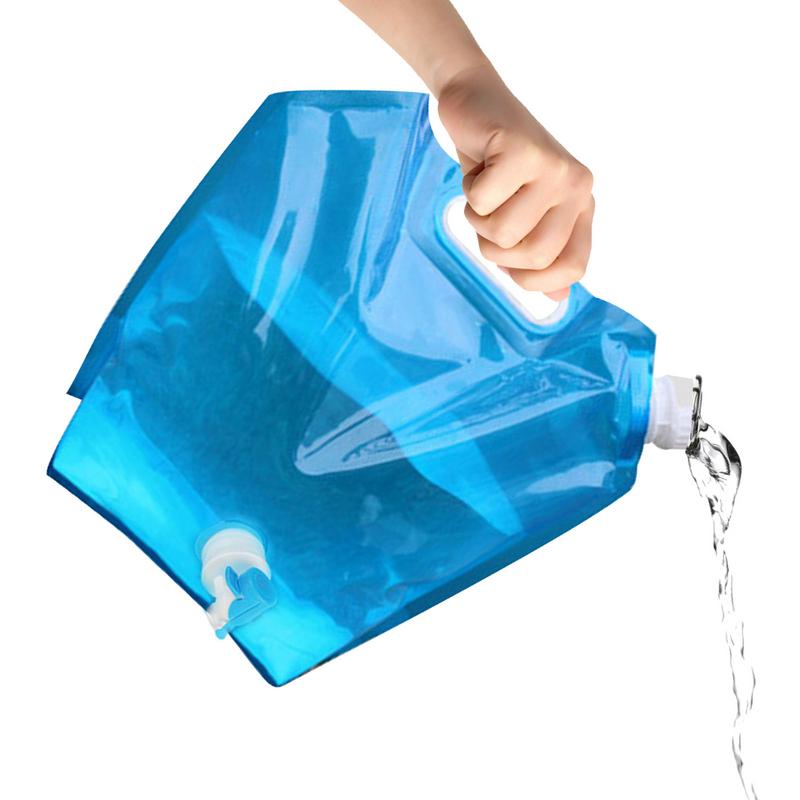 Camping ถุงน้ําพร้อมก๊อกน้ําพั - Water Bag Collapsible บทวิจารณ์และราคา