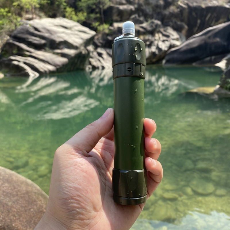 หลอดกรองน้ำฉุกเฉิน 2 ชิ้น อุปก - Water Purification Straw บทวิจารณ์และราคา